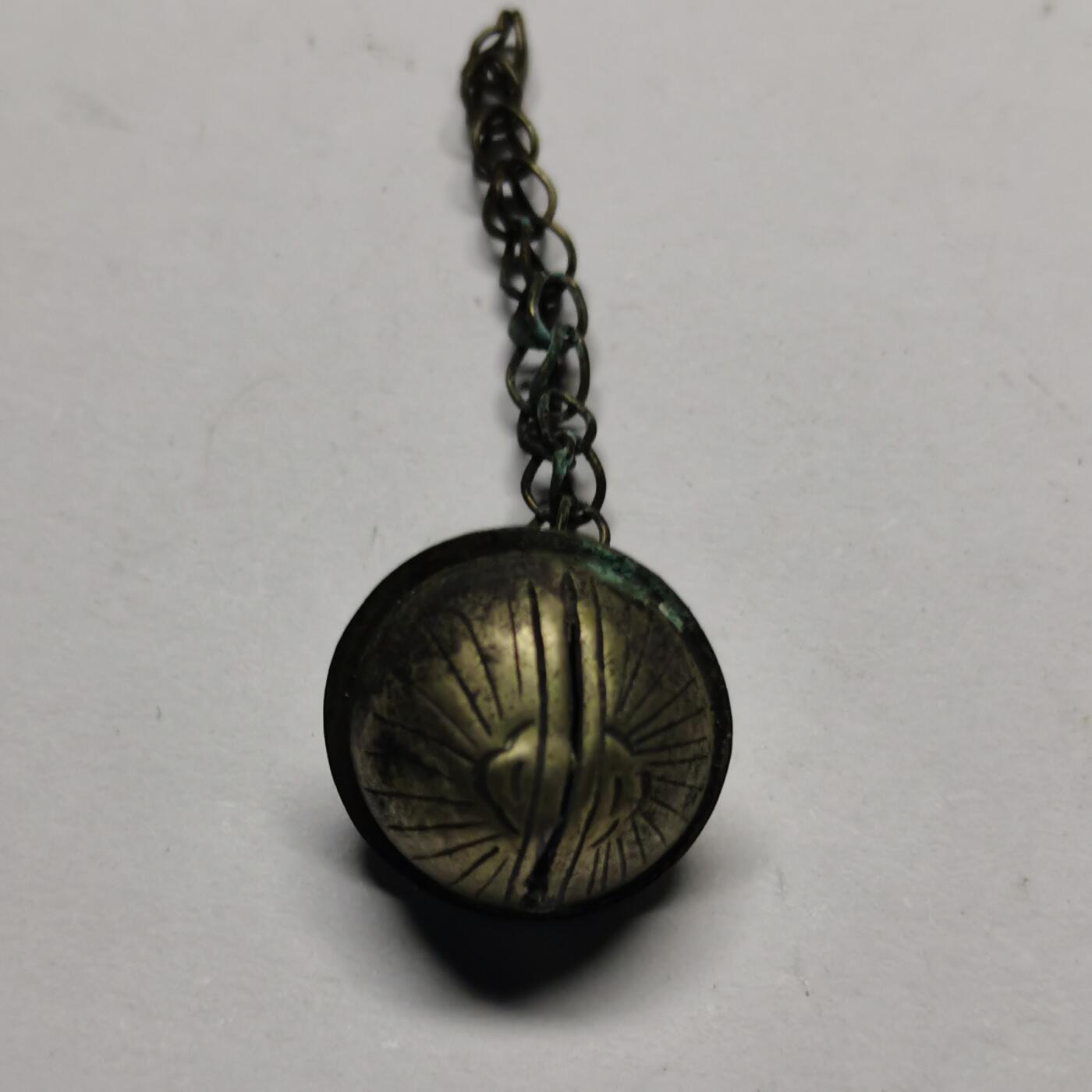 杂件专场86期 清代老银铃铛链