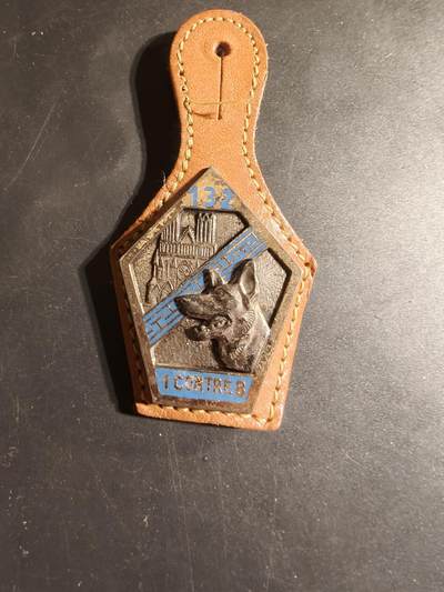 老王徽章第168期 - 法国第132步兵团军犬分队证章