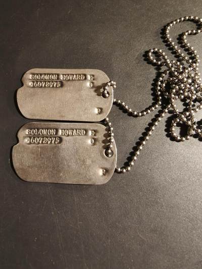 老王徽章第168期 - 美军狗牌一组    韩战时期