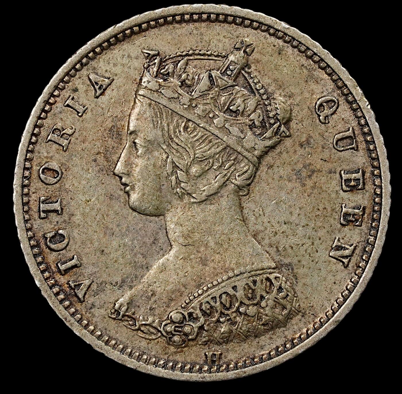 修遠堂世界钱币第九十六期 1874年香港一毫银币 第九十四期拍品，被鸽子重拍