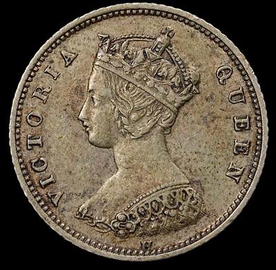 修遠堂世界钱币第九十六期 - 1874年香港一毫银币 第九十四期拍品，被鸽子重拍