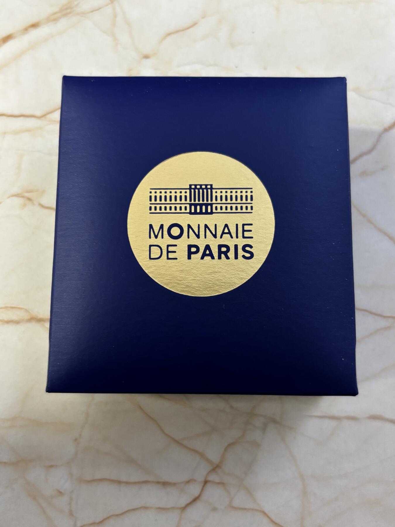 第184期拍卖 法国2017年雕塑家罗丹逝世2欧元精制双金属纪念币，发行10000枚