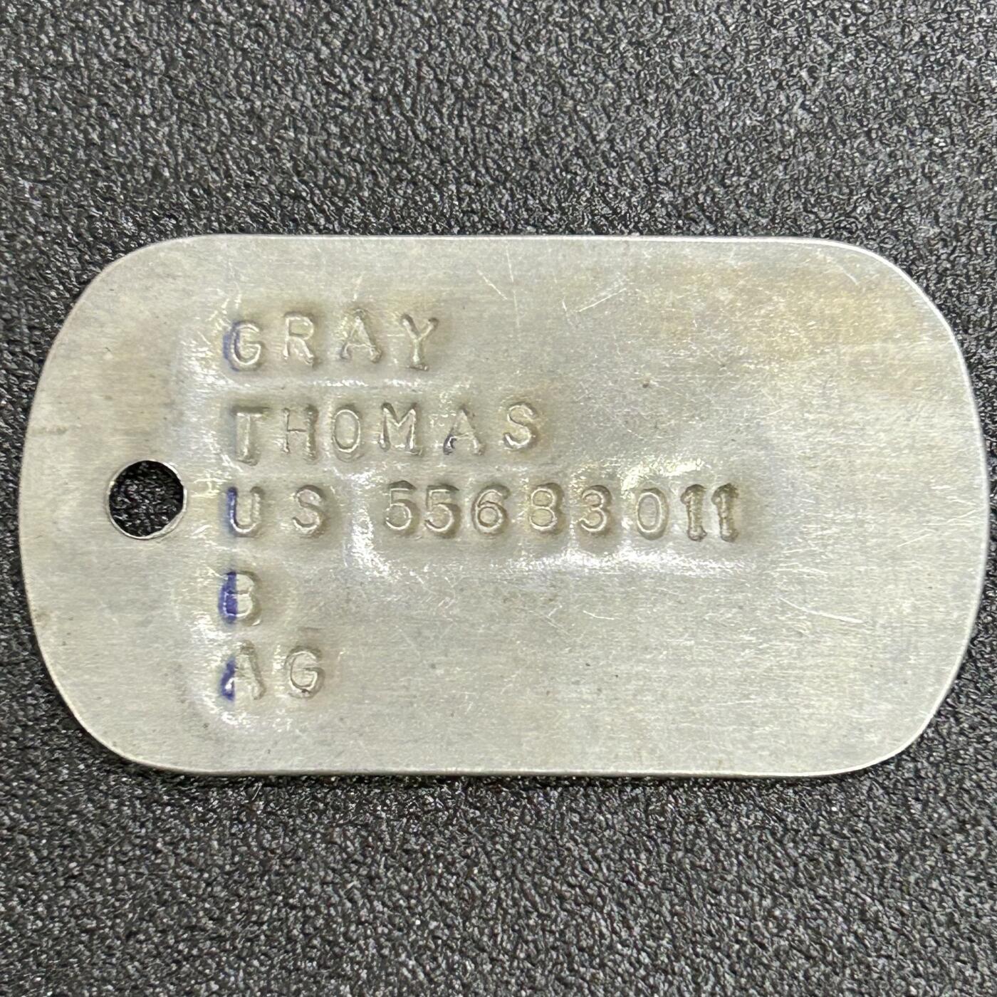 西秦中古拍卖第六十八期 越南战争时期 美军身份牌 2号