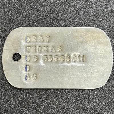 西秦中古拍卖第六十八期 - 越南战争时期 美军身份牌 2号