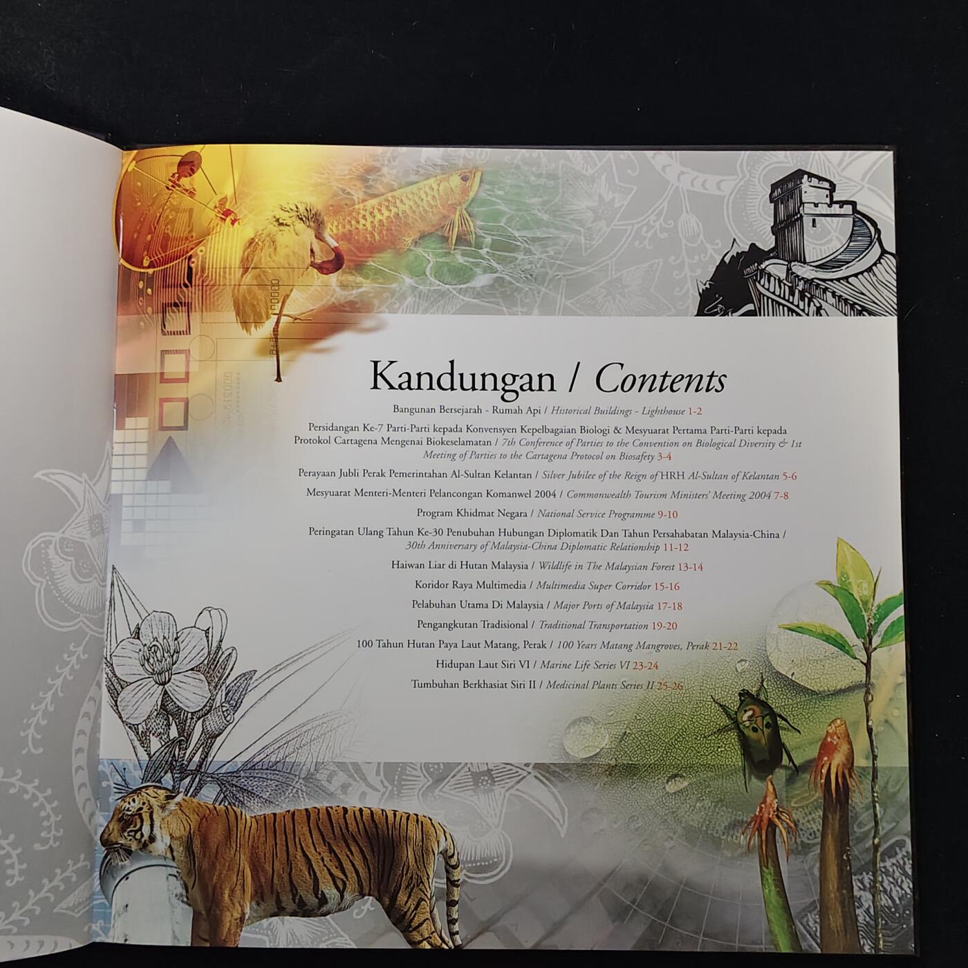 【全场包邮】纯粹捡漏拍483场（免费代拍第20场） 【邮品·收藏级】马来西亚2004年全彩页年度纪念邮册（国内罕见）