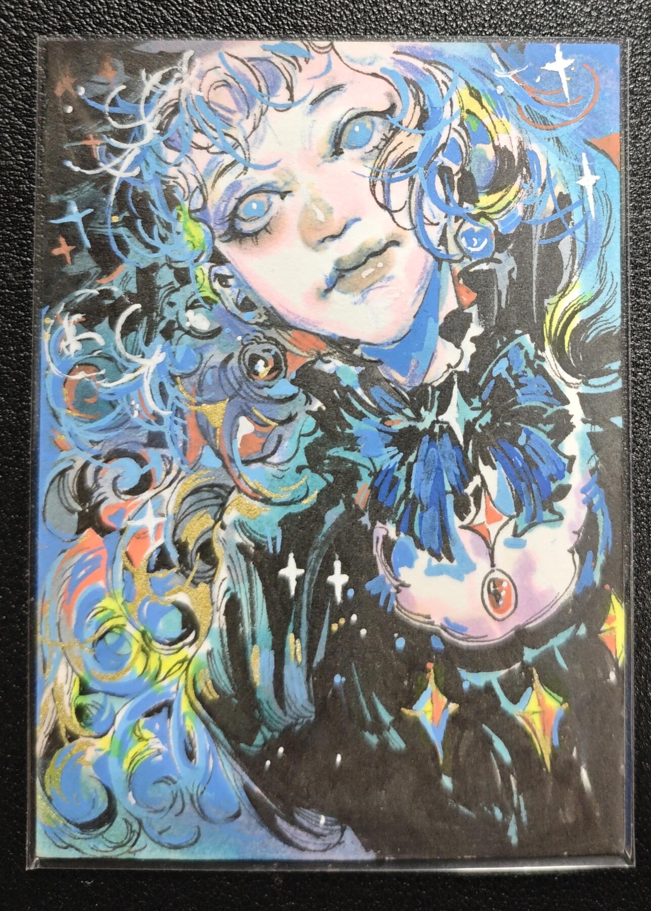 天玑星卡拍第147期《12.8周一截拍》持续收拍收评中 满赠卡需备注 【手绘卡】和光同尘 1of1 卡背画师亲签