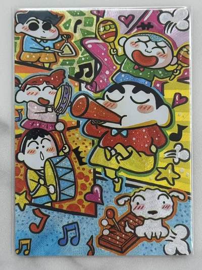 龙虎卡牌六六场 （无佣金，周六结拍，欢迎送拍） - 粗闪卡 奇点 蜡笔小新2