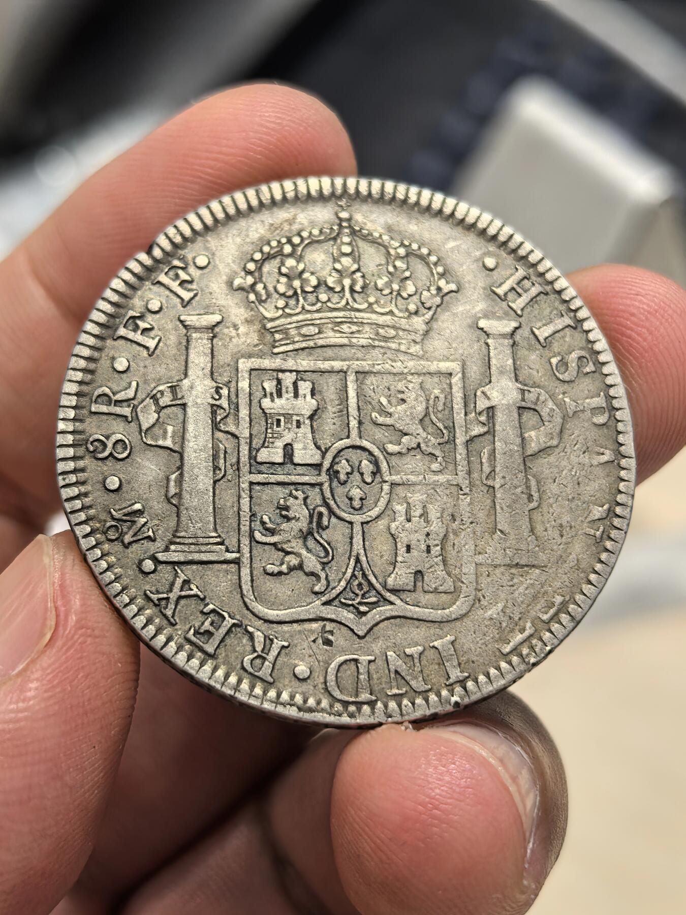 博洋堂世界钱币拍卖第150期（全场包邮） 西属墨西哥卡洛斯三世1783MO FF 原味老包浆