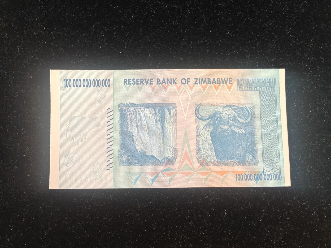 津巴布韦 2008年 100万亿 纸币 全新UNC