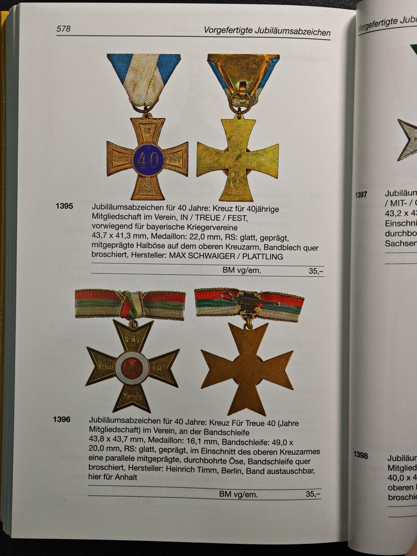 【德藏】世界币章拍卖第156期（拍品征集中~欢迎藏友联系） 全新 1800-1943 德国战争徽章奖章目录 硬壳精装 全彩铜板纸印刷 硬壳精装 全书约600+页