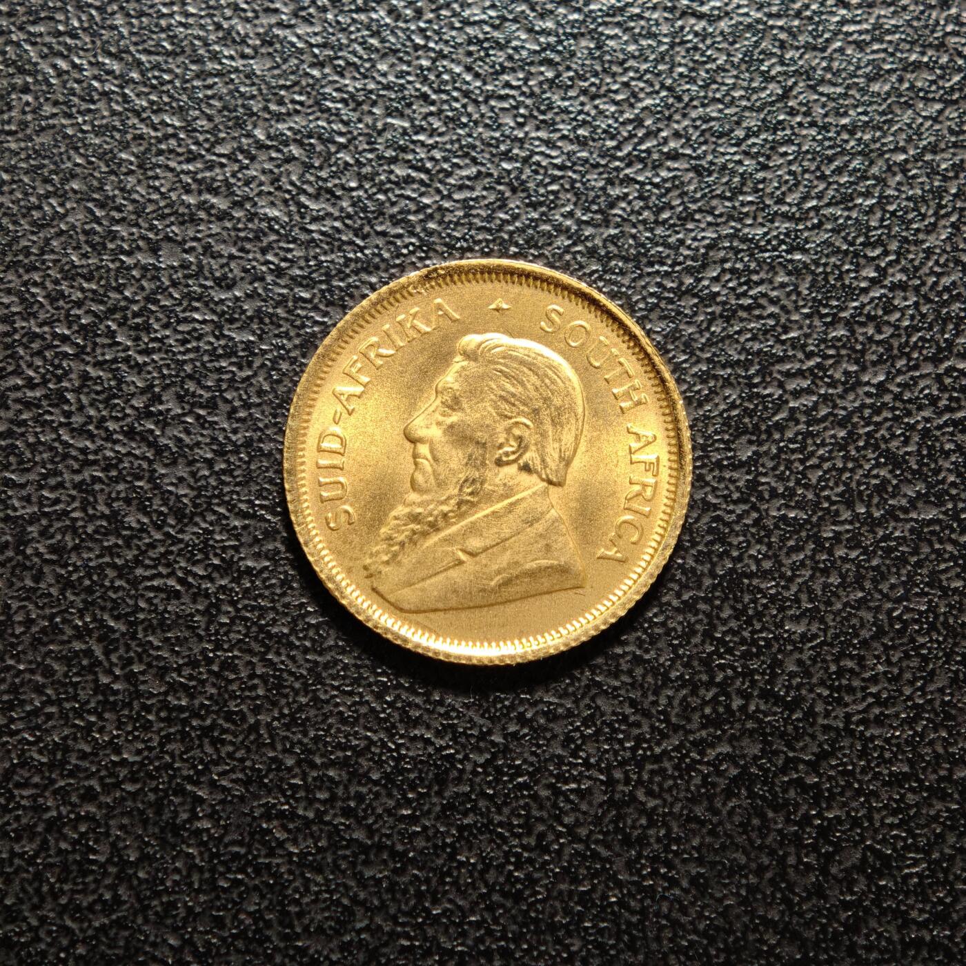 【德藏】世界币章拍卖第156期（拍品征集中~欢迎藏友联系） 1984年 南非1/10克鲁格金币 917金 原光十足 直径约：16.3mm；重约：3.4g