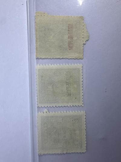 12.26邮票专场 新普10重庆中信版孙像加盖“限新省贴用”3全