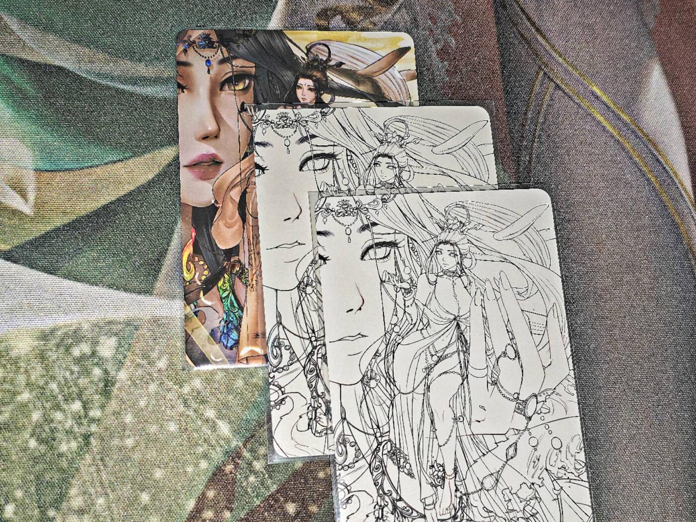 老板带我见世面，我给老板好拍场.零佣收拍第不知道多少期 绘天阁周年纪念卡三张