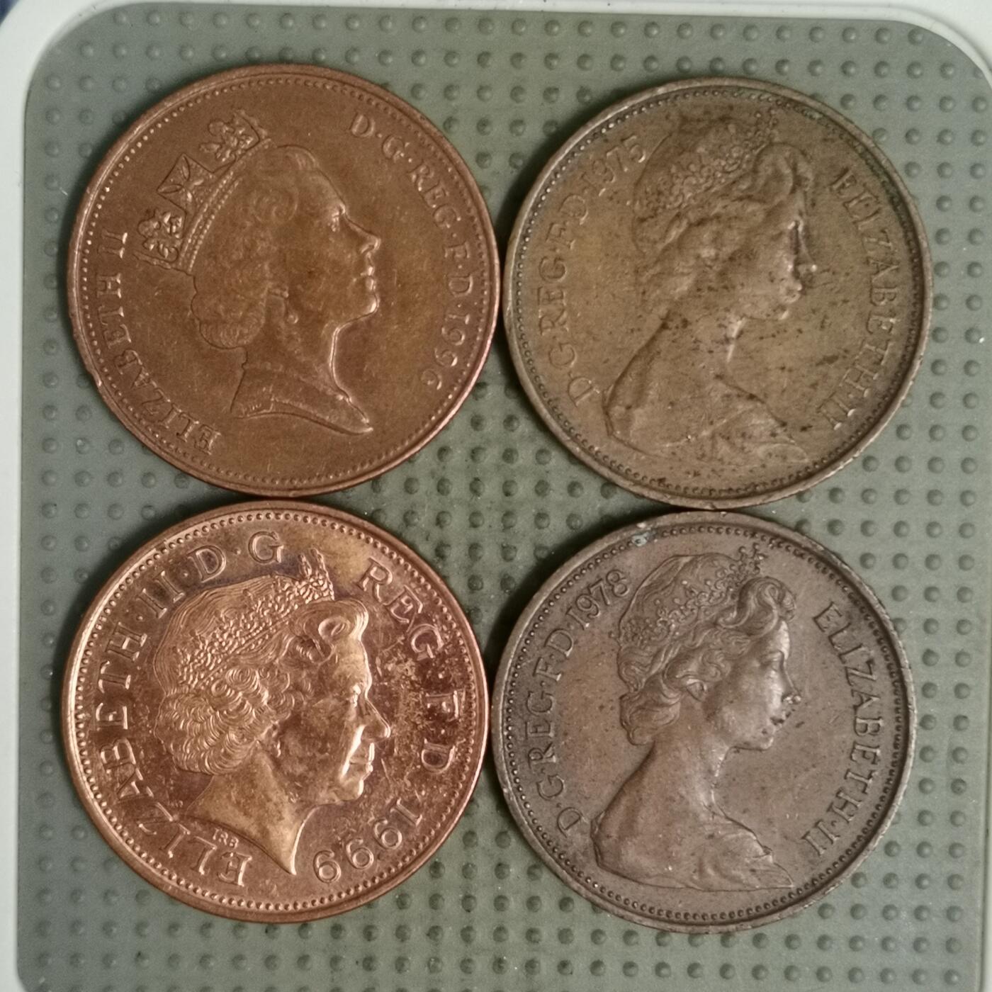 2025年第132场各国散币拍卖（总第132场） 英国2便士4枚