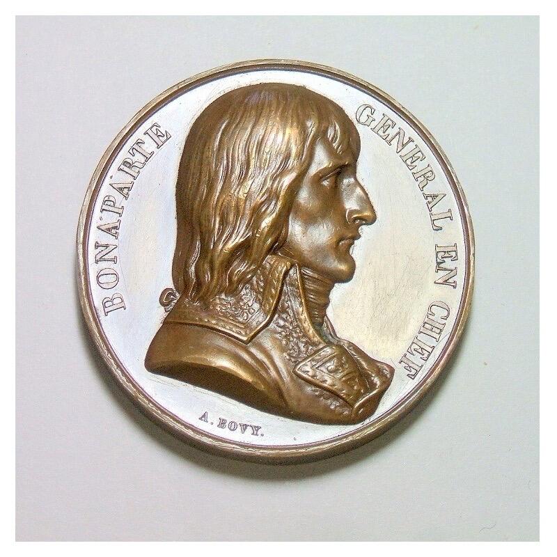 【艺术】法国艺术大章1798年 拿破仑远征埃及金字塔 高浮雕精制大铜章 40MM