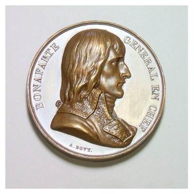 【艺术】法国艺术大章1798年 拿破仑远征埃及金字塔 高浮雕精制大铜章 40MM - 【艺术】法国艺术大章1798年 拿破仑远征埃及金字塔 高浮雕精制大铜章 40MM