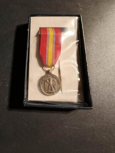 老王徽章第168期 - 美国国防服役奖章迷你章    原盒