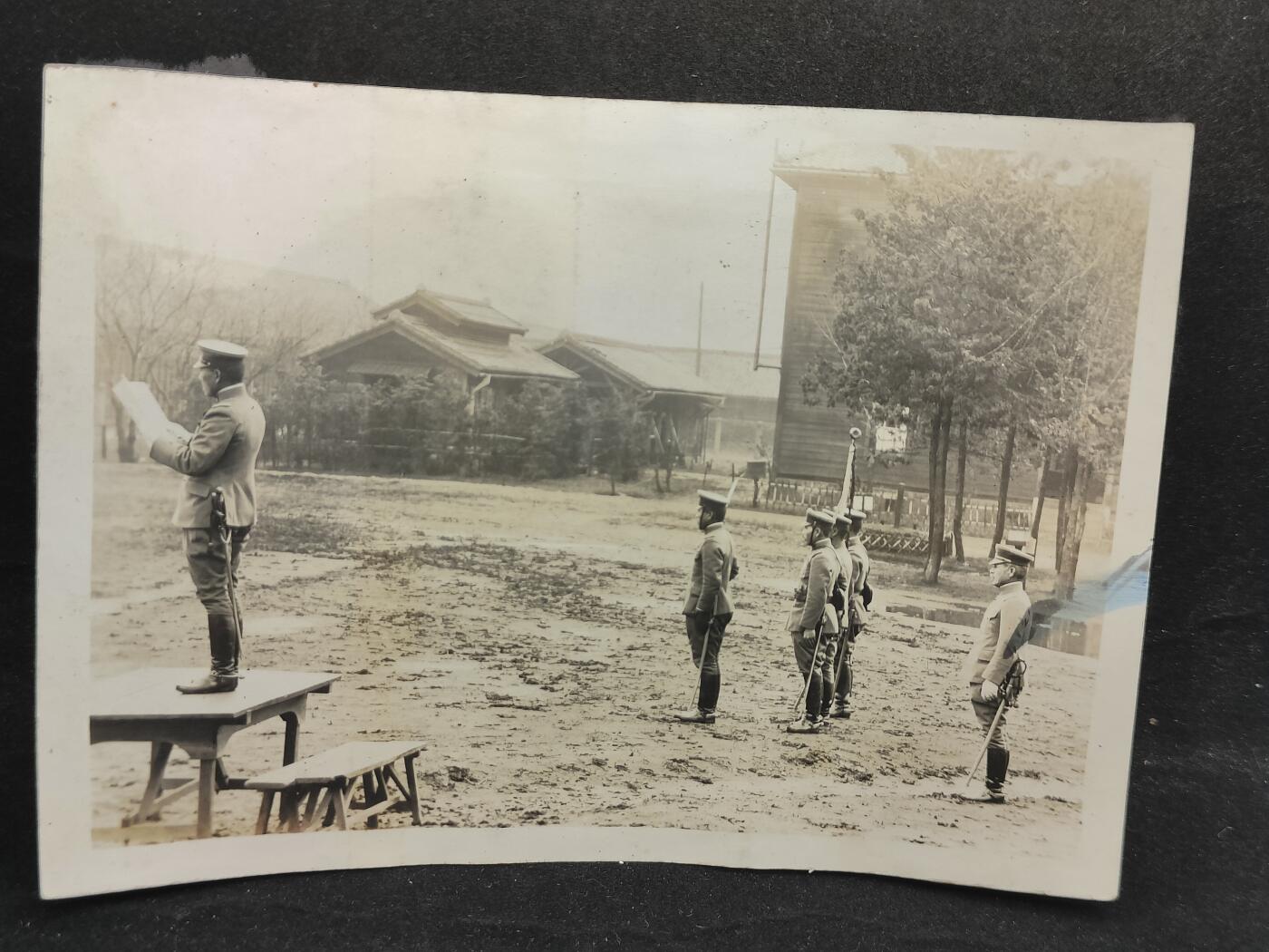 0元起拍勋章 第316期 咸鱼国勋章拍卖专场 12月7日（周日）下午6：00开始 原品当时物 大正时期将官骑兵驻地演讲照片