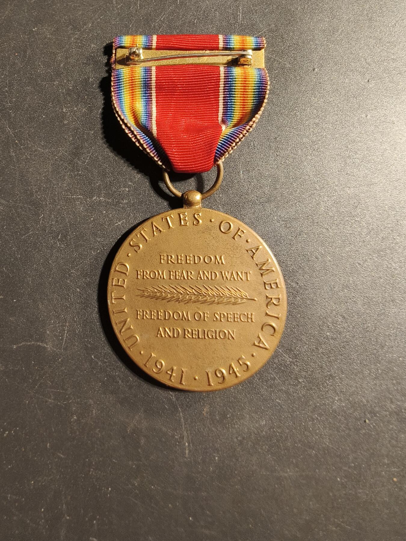 老王徽章第168期 美国二战胜利奖章