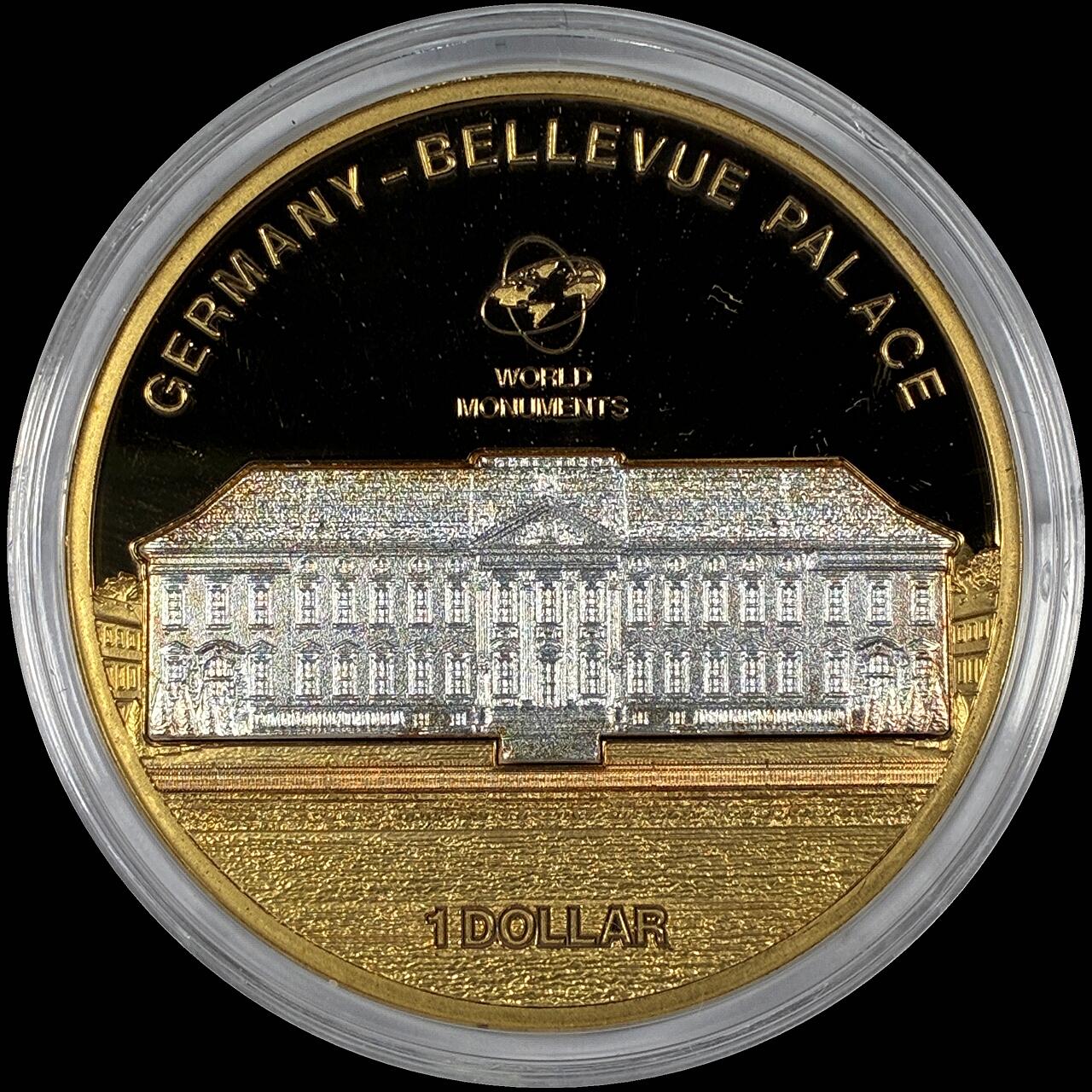 【雨安】【直播拍卖】【世界币章118期-裸币】2025-12-05 周五 19:30 保真 [现代裸币] Cook Island 库克群岛 1元 2010年 德国贝勒维宫