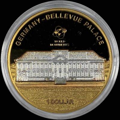 【雨安】【直播拍卖】【世界币章118期-裸币】2025-12-05 周五 19:30 保真 - [现代裸币] Cook Island 库克群岛 1元 2010年 德国贝勒维宫