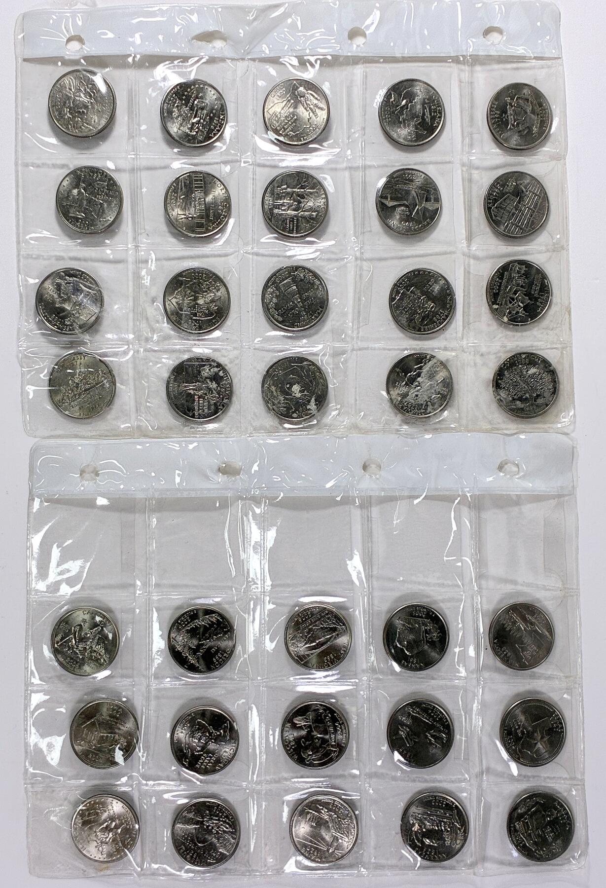 【雨安】【直播拍卖】【世界币章118期-裸币】2025-12-05 周五 19:30 保真 [现代裸币] USA 美国 纪念币 25美分 国家公园 35枚