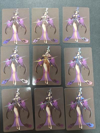 天玑星卡拍第146期《12.4周四截拍》持续收拍收评中 满赠卡需备注 - 动漫美女 彩闪 9张 自制卡