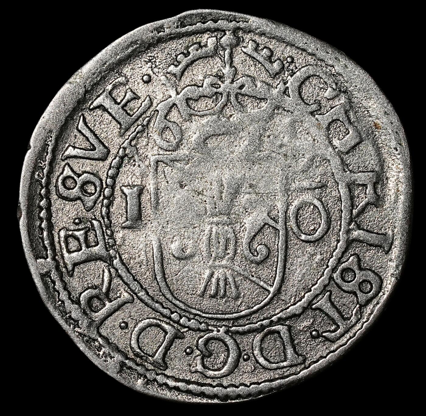 修遠堂世界钱币第九十六期 瑞典早期打制银币 1.55g