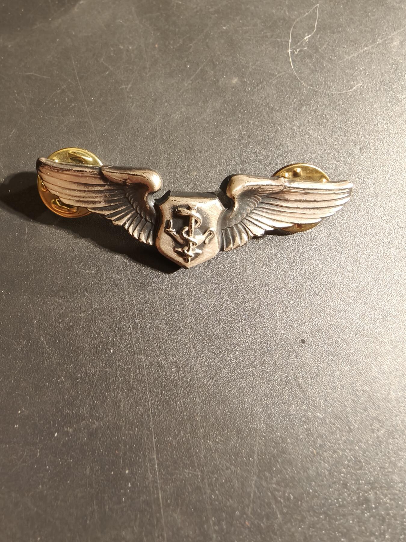 老王徽章第168期 美国空军军医技能章 925银 2英寸