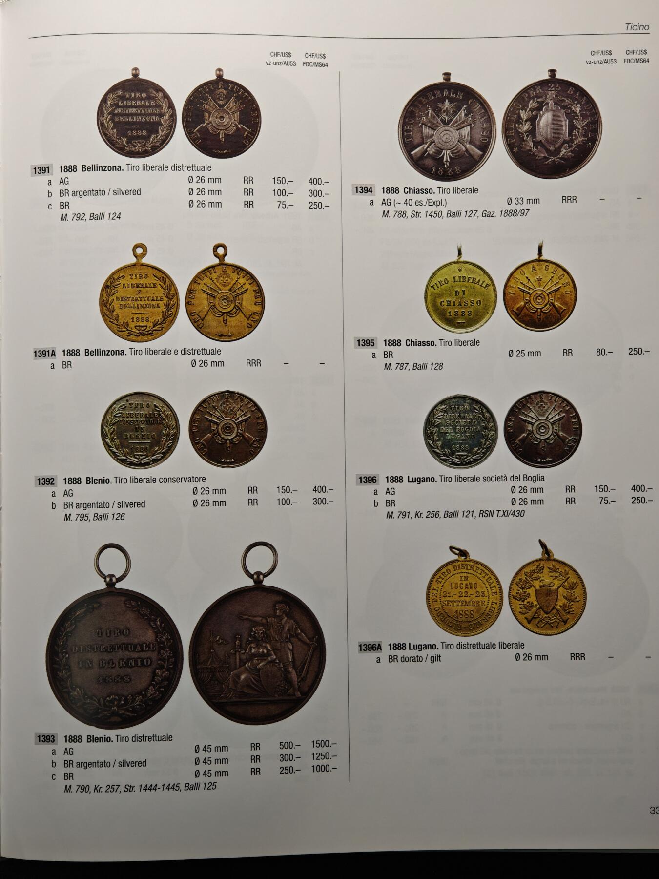 【德藏】世界币章拍卖第156期（拍品征集中~欢迎藏友联系） 97新 瑞士射击节币章目录德文版 超大开本 厚重精装硬壳 评级公司同款参考目录 全书约564页