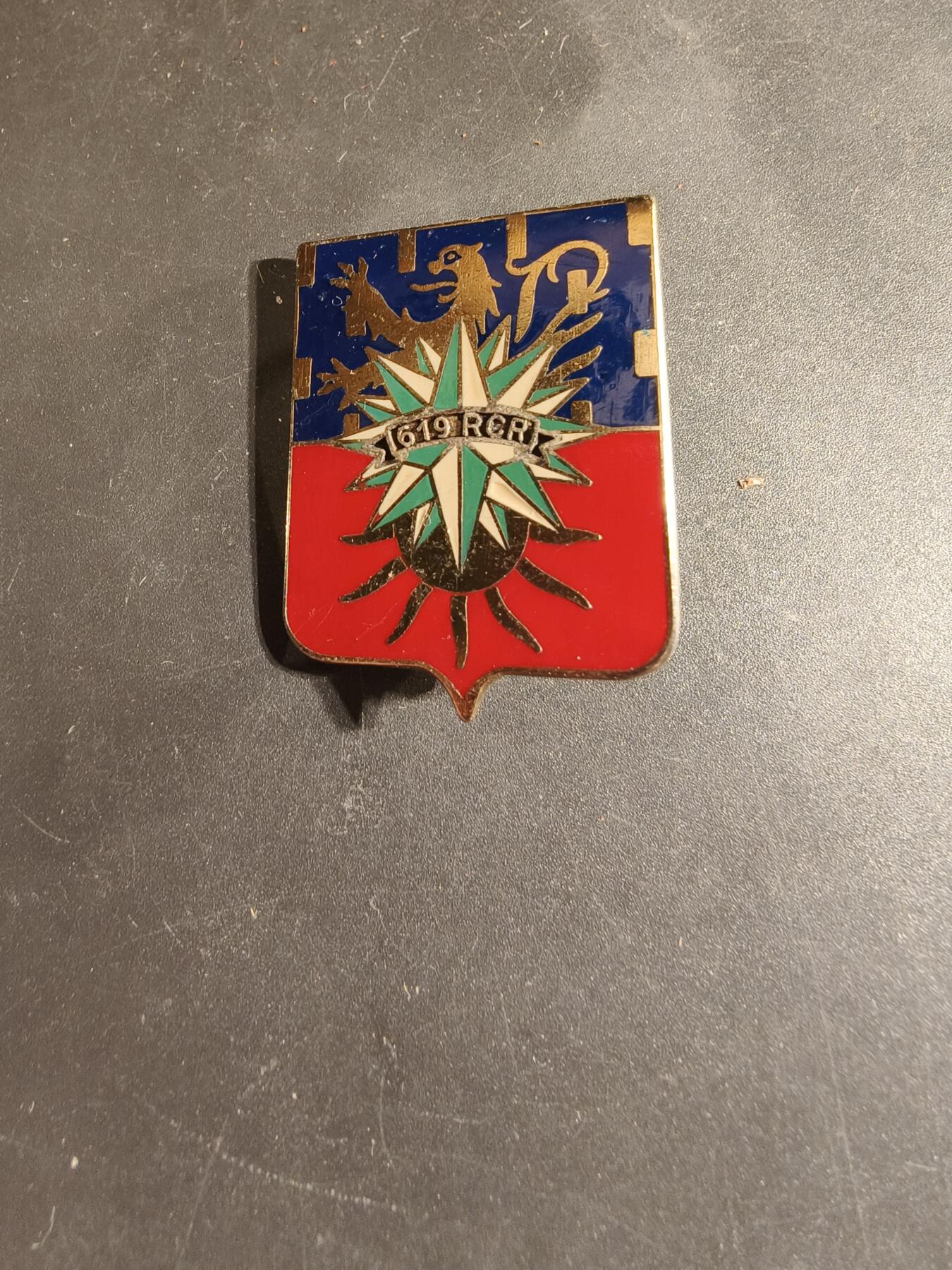 老王徽章第168期 法国第619道路交通团证章