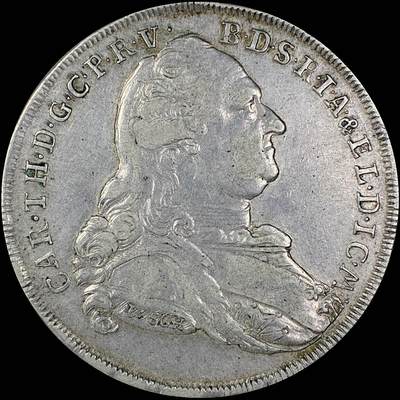 【雨安】【直播拍卖】【世界币章118期-裸币】2025-12-05 周五 19:30 保真 - [裸币德国] Germany 德国 德意志 1泰勒 Bavaria巴伐利亚 KM#0563 卡尔·特奥多尔.圣母抱婴 1786年