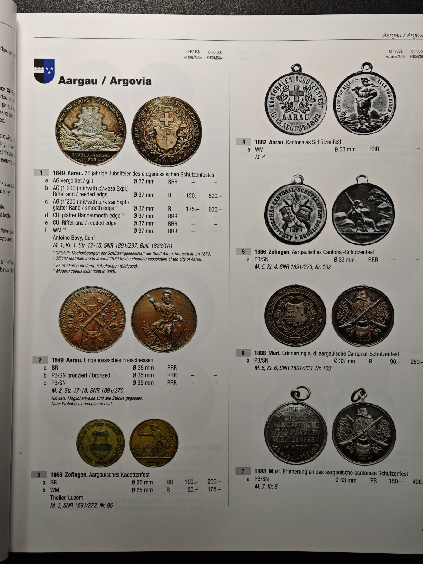 【德藏】世界币章拍卖第156期（拍品征集中~欢迎藏友联系） 97新 瑞士射击节币章目录德文版 超大开本 厚重精装硬壳 评级公司同款参考目录 全书约564页