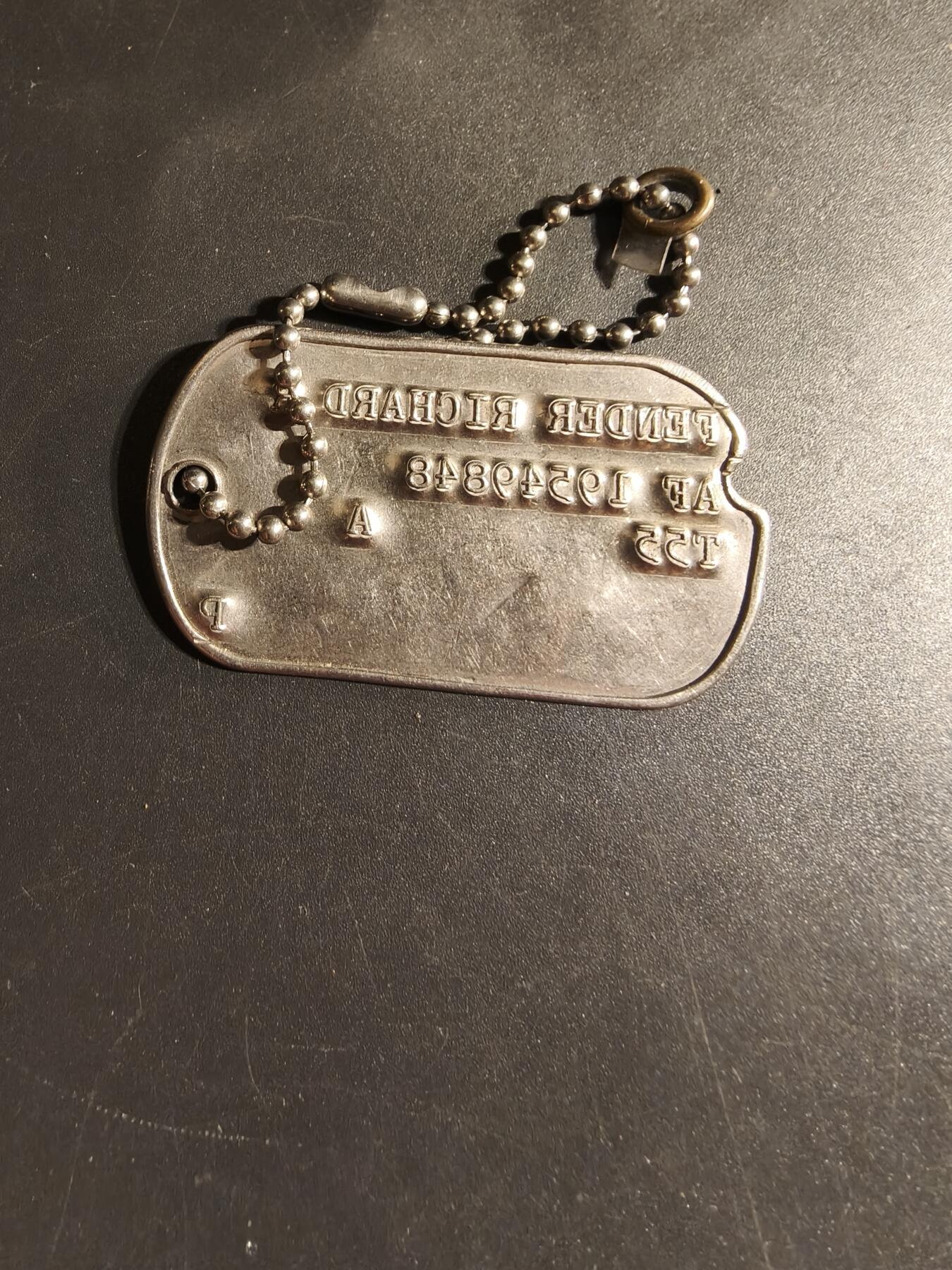 老王徽章第168期 美军狗牌     50年代    浸信会信仰