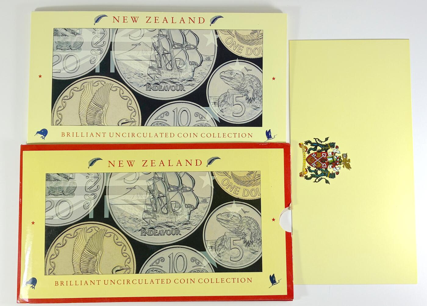 【雨安】【直播拍卖】【世界币章118期-裸币】2025-12-05 周五 19:30 保真 [现代套币] New Zeeland 新西兰 套币 1990年