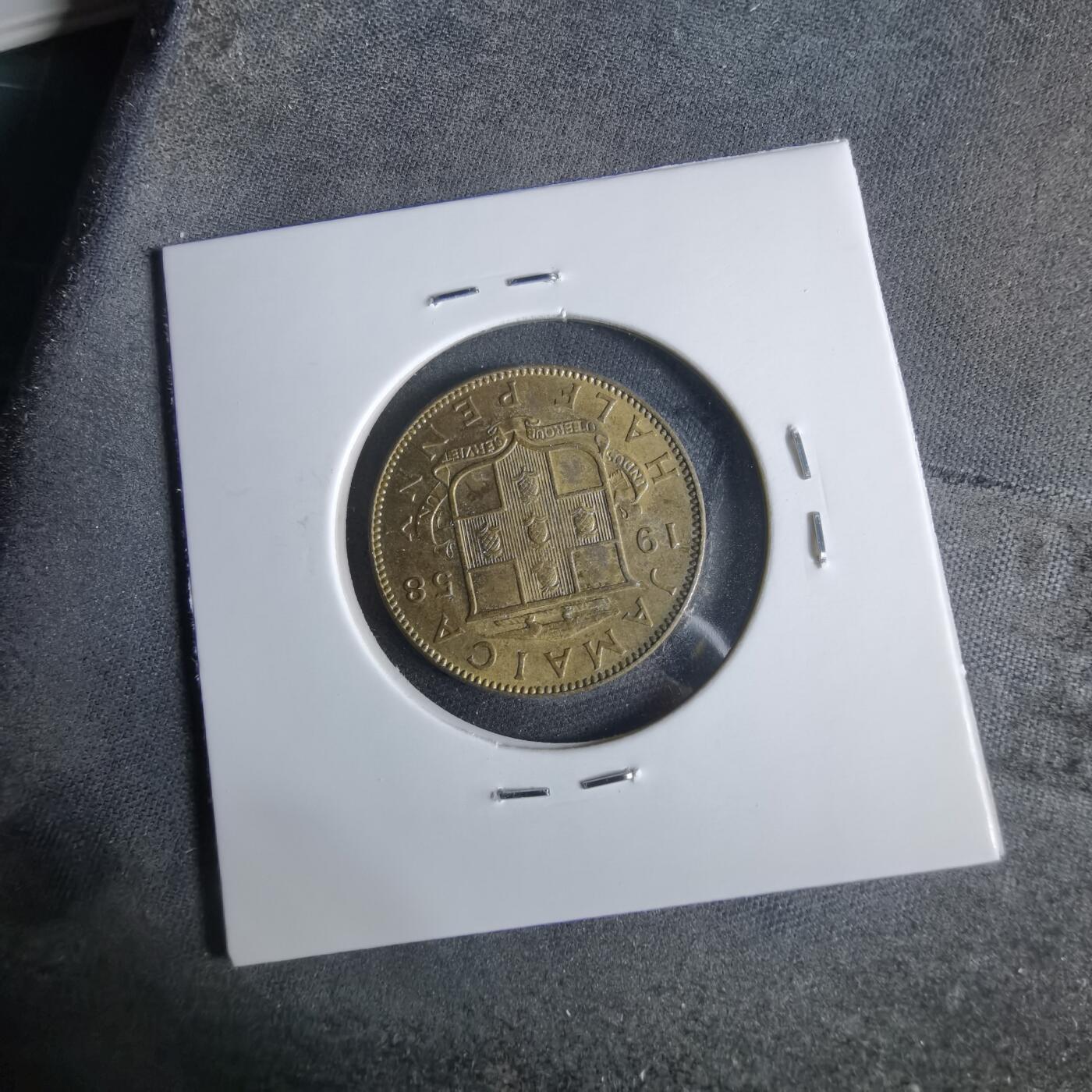 沼泽如烟--第921场 牙买加1958年半便士