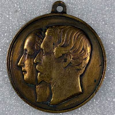 【雨安】【直播拍卖】【世界币章118期-裸币】2025-12-05 周五 19:30 保真 - [章] France 章 法国 铜章 送个迷你小章