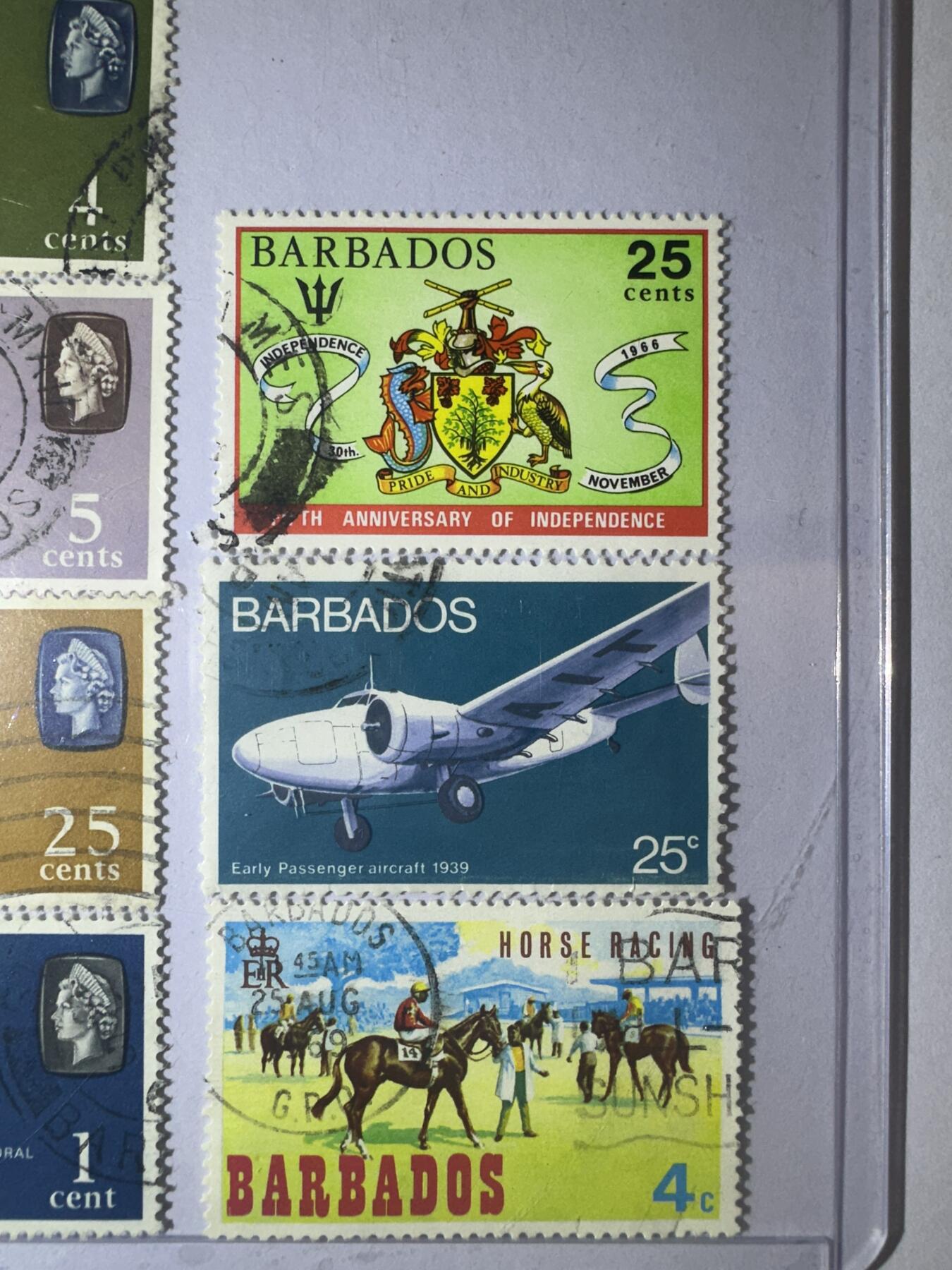 12.6邮票专场 巴巴多斯信销散票14枚