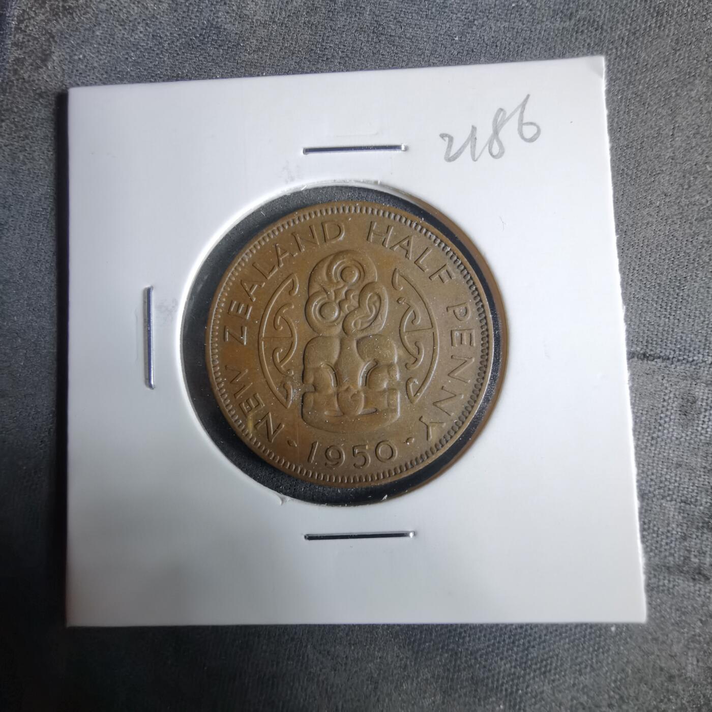 沼泽如烟--第921场 新西兰1950年半便士