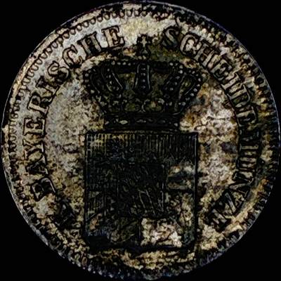 【雨安】【直播拍卖】【世界币章118期-裸币】2025-12-05 周五 19:30 保真 - [裸币德国] Germany 德国 德意志 1克鲁泽 银币 1859年