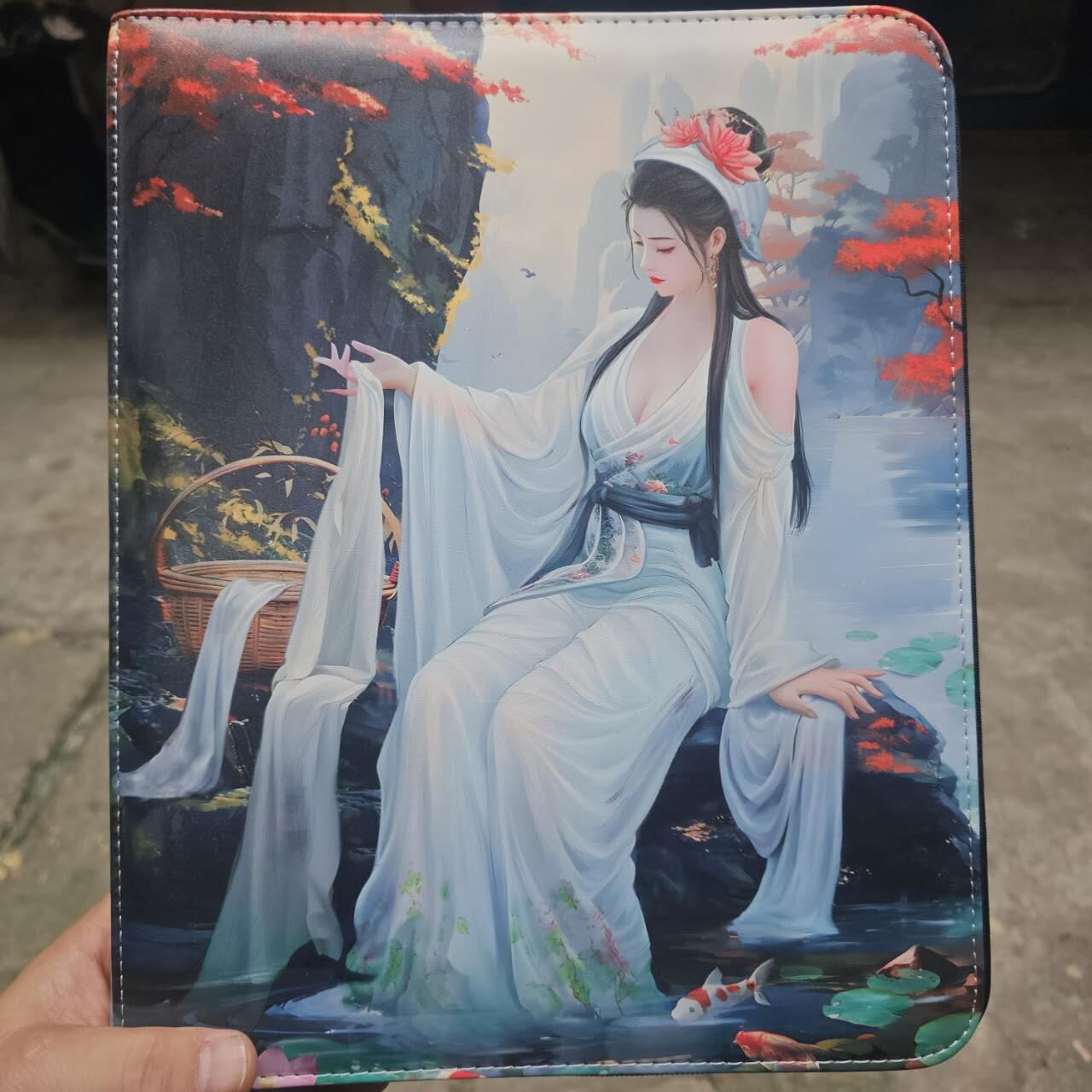 龙虎卡牌六六场 （无佣金，周六结拍，欢迎送拍） 古风美女9宫拉链卡册（无内页）