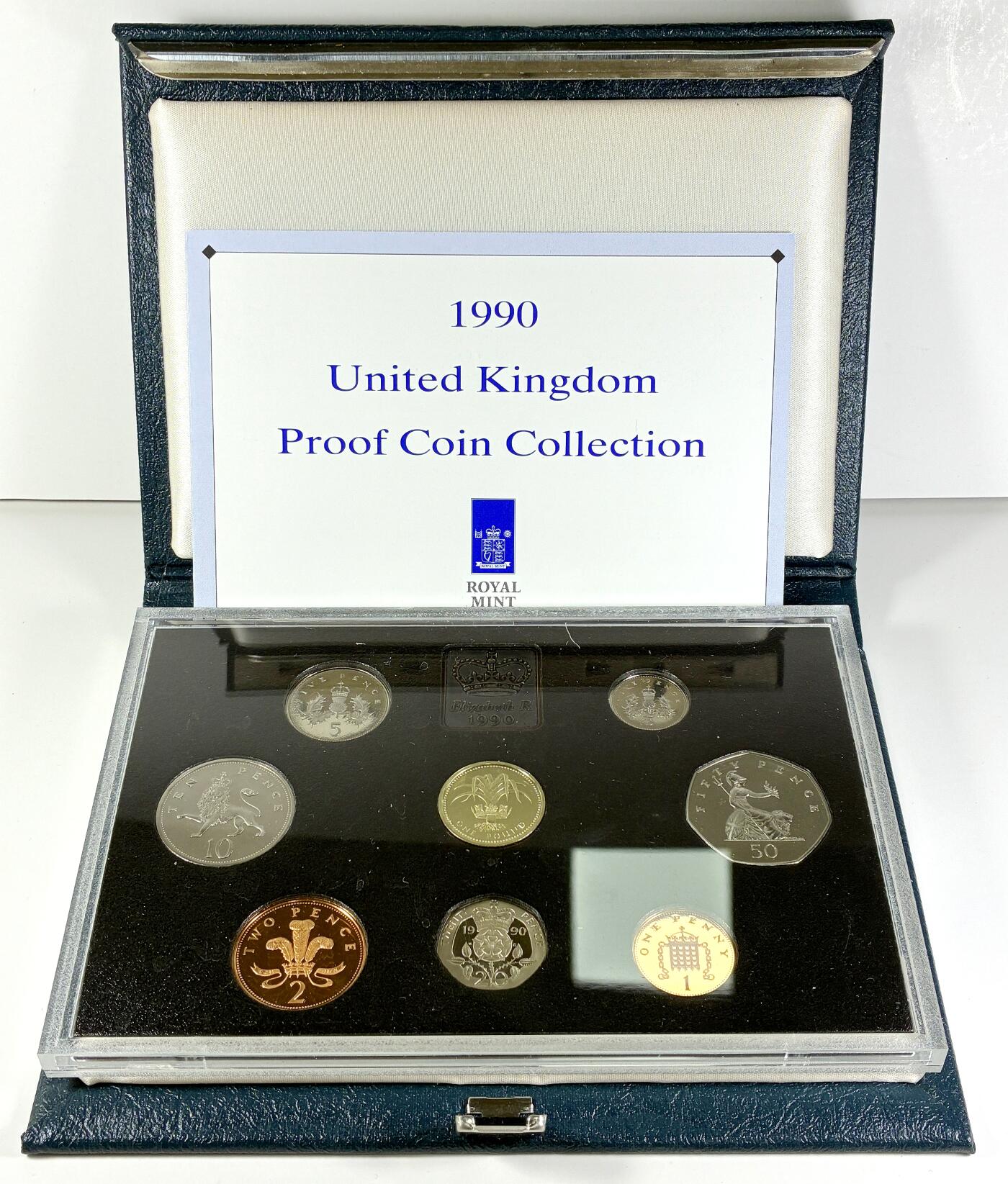 【雨安】【直播拍卖】【世界币章118期-裸币】2025-12-05 周五 19:30 保真 [现代套币] Great Britain 英国 套币 精制套币 1990年