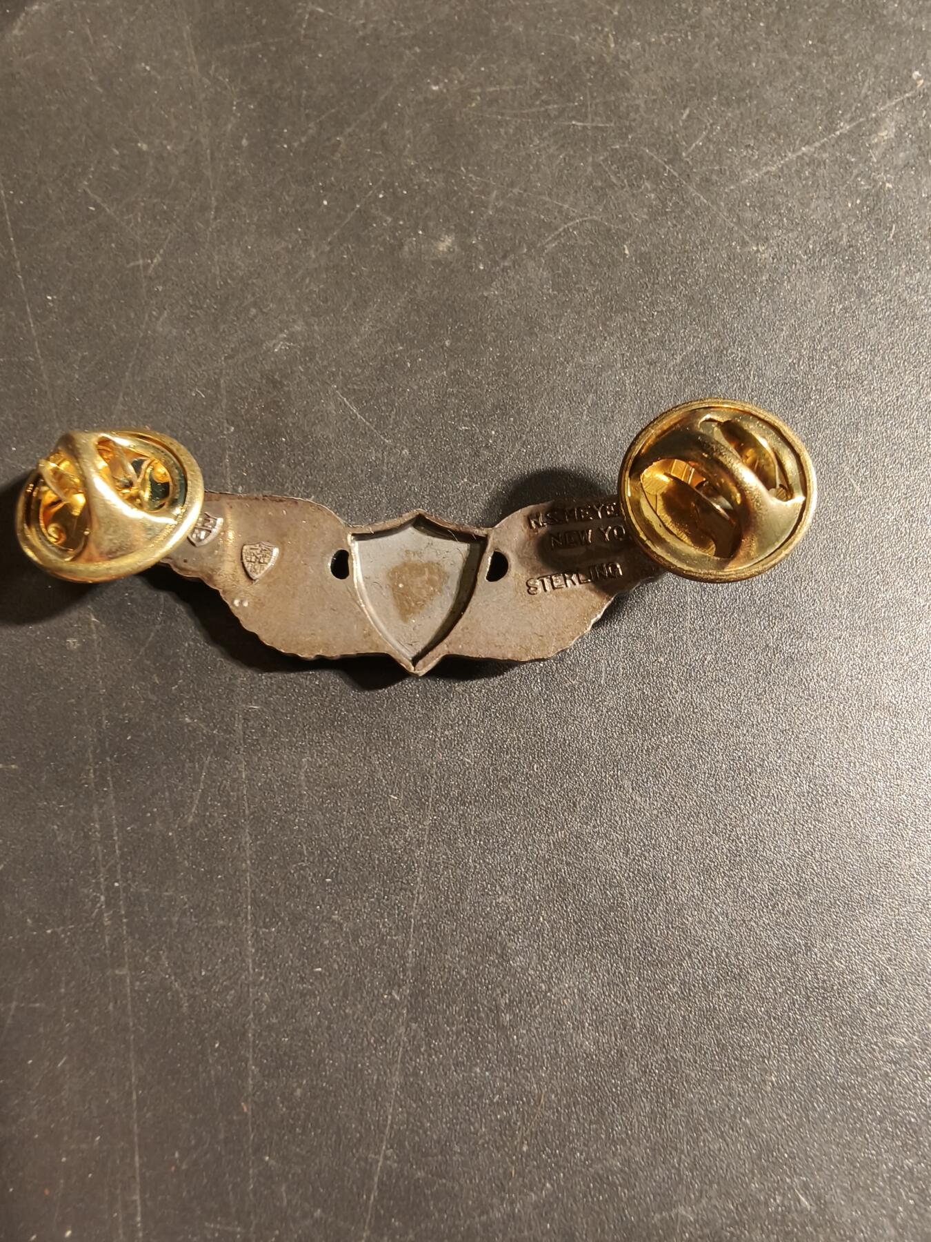 老王徽章第168期 美国空军军医技能章 925银 2英寸    梅耶厂