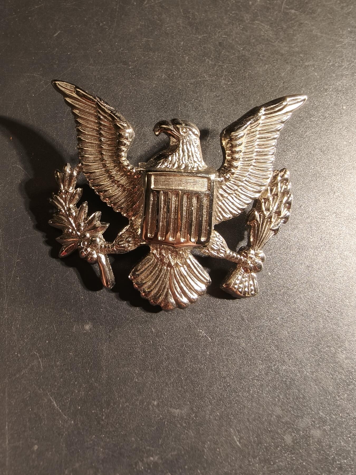 老王徽章第168期 美国空军大檐帽帽徽