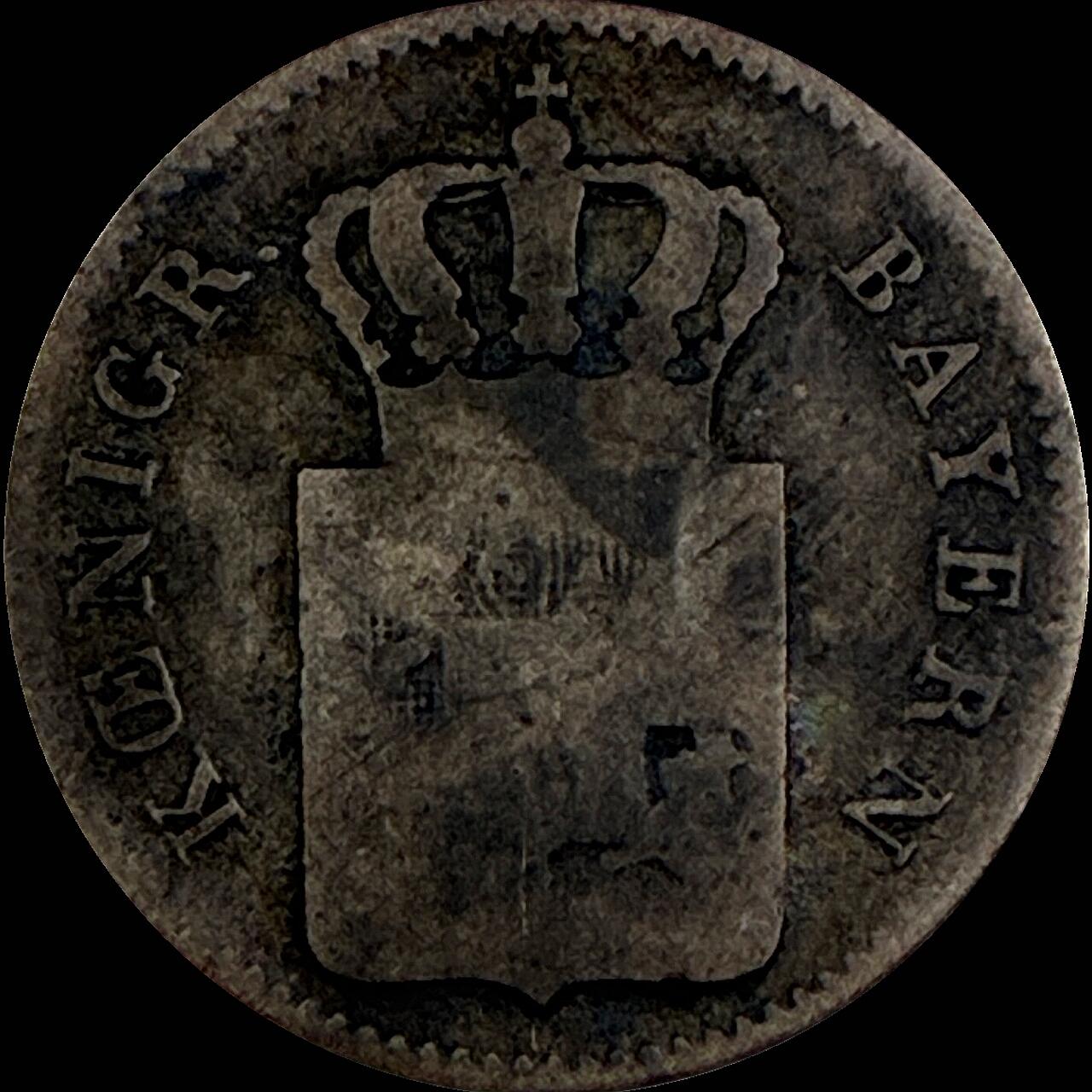 【雨安】【直播拍卖】【世界币章118期-裸币】2025-12-05 周五 19:30 保真 [裸币德国] Germany 德国 德意志 3克鲁泽 银币 1849年