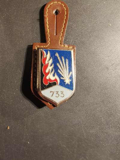 老王徽章第168期 - 法国陆军第733弹药连证章
