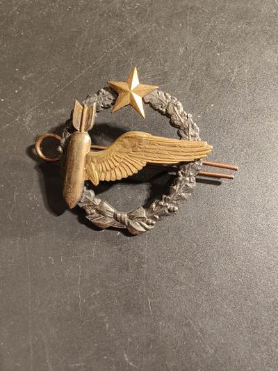 老王徽章第168期 - 法国空军投弹手学员证章