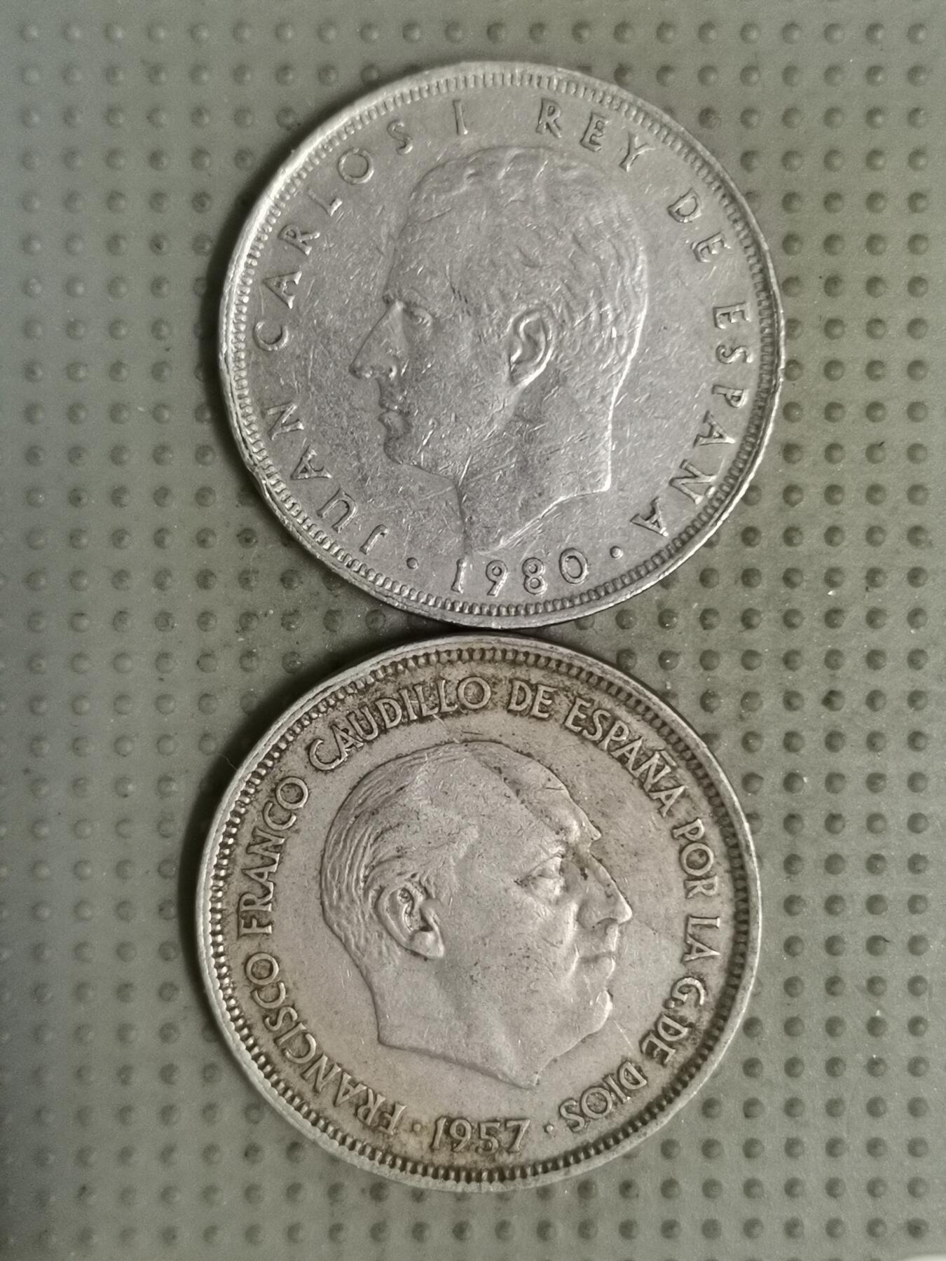 2025年第132场各国散币拍卖（总第132场） 西班牙25比塞塔2枚