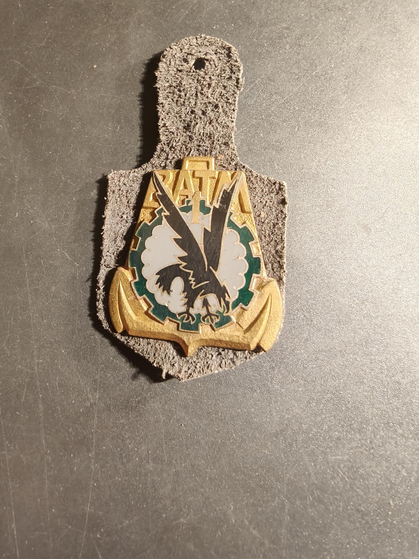 老王徽章第168期 法国第1海上机动运输营证章