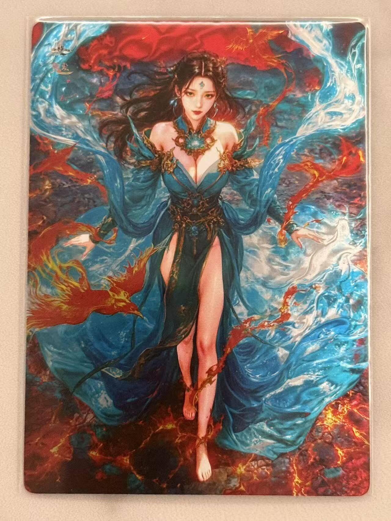 龙虎卡牌六六场 （无佣金，周六结拍，欢迎送拍） 光刻卡 奇点 宗Rich - 玄灵谱 女魃